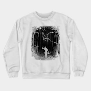 Hunger Games Woods - Black Pink Crewneck Sweatshirt